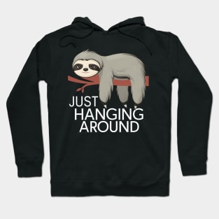 Serene Sloth: Just Hanging Around Hoodie